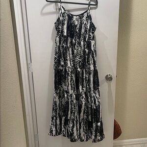 Black and White Women's Dress